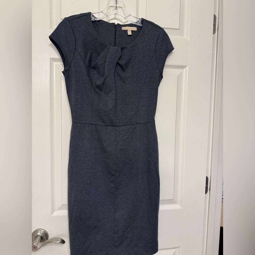 Banana Republic Factory Dark Blue Cap Sleeve Dress